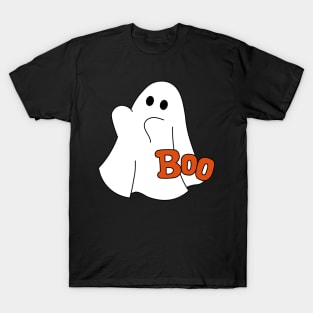 Halloween Cute Little Ghost Saying Boo T-Shirt